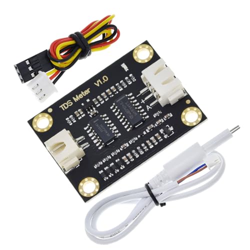 Hailege TDS Wassersensor Wasserleitfähigkeitssensor Flüssigkeitsdetektionssensor Wasserqualitätsüberwachungssensor TDS Monitor Kit Analogausgang