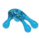 Massagewerkzeug, BVN Triggerpunktmassage Massager 4 Köpfiges Massage Tool Body Massager Trigger Point Körpermassagegerät für Rücken (Blau)
