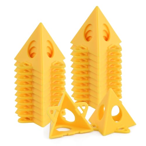 20 Stück Stützständer für Schranktüren 5,5 x 5 cm, Pyramiden Stands, Farbständer für Leinwände, für einen Sauberen Farbauftrag für Leinwand und Möbel