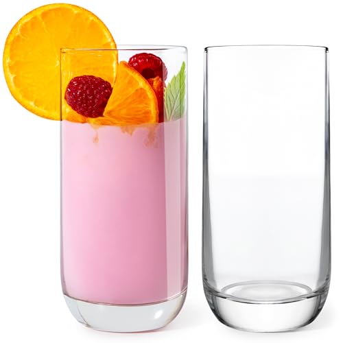 KONZEPT Gläser Set 12 teilig, Wassergläser 300 ml, Gläser für Wasser spülmaschinenfest