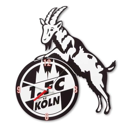 1. FC Köln Wanduhr - Logo - Metall Uhr