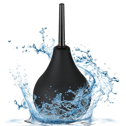 ACWOO 224ml Einlauf zur darmreinigung, Po Dusche Irrigator zur Darmspülung, Silikon Anal-Spülung Intimdusche zur Analdusche und Vaginaldusche