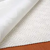 Tischdeckenunterlage Tischschoner Schutzunterlage Tischpolster Schutz Unterlage Tischdecke Meterware Größe Wählbar Weiß (90 x 140 cm)