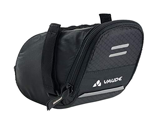 VAUDE Race Light XL - Satteltasche Fahrrad mit Klett-Befestigung, Schwarz