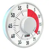 Eurotel Riesiger Timer 16 x 5 cm – 1 Farbe mit großem Kontrast – Staffelei oder Magnet – gerade Zahlen (lesbar für Kinder)