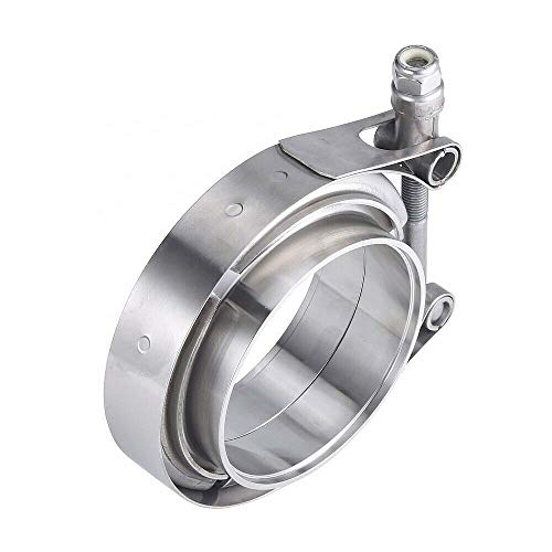Edelstahl V Band Schelle Set 60mm 2,35" Turbo Abgasanlage Schnellverschluß