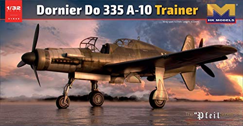 HK MODELS - Modell Flugzeug Dornier Do 335 A-10 Trainer HK Models 01e09 1/32. Modellbau Panzer Promo