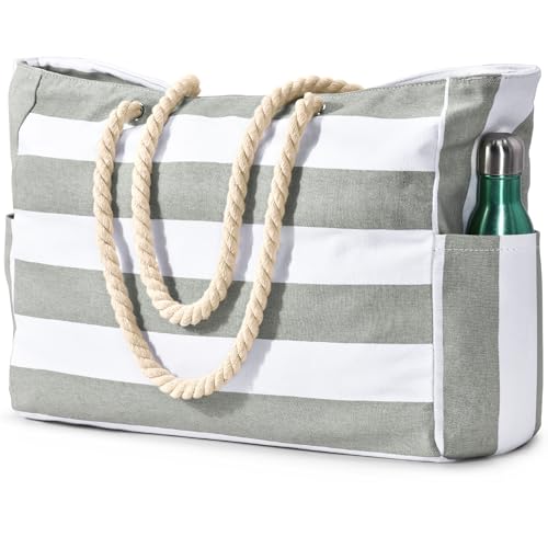 oscaurt Strandtasche XXL Familie Handtasche Damen Tote Bag Umhängetasche Schwimmtasche Badetasche Frauen Geschenk Tragetasche Shopping Bag Weekender Taschen Damen
