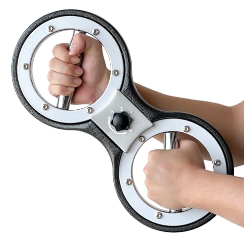 TOGIEEII Brennende Maschine 5.4kg Arm-Übungsgerät 360 Grad drehbar Unterarm-Übungsgerät Widerstand Einstellbare Multi-Funktions-Rotations-Trainer Grip Trainer Für Haus und Fitness-Studio Workouts.