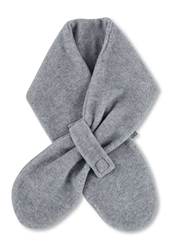 Sterntaler Unisex Baby Schal aus Microfleece Schal, silber melange, 80