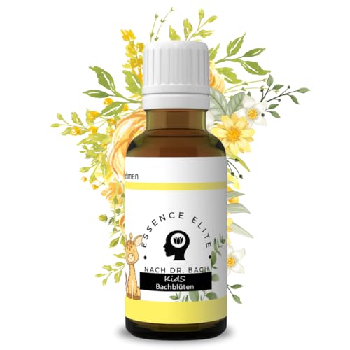 Essence Elite Bachblüten Globuli KIDS 10g - bei ADHS Angst Prüfungsangst und täglichem Stress für Kinder, zur Beruhigung Rescue im Notfall