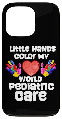 Pädiatrische Versorgung Pädiatrie-Team Kinderkrankenschwester Kinderarzt Hülle für iPhone 13 Pro