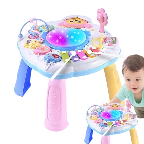 Lernzentrum für Kinder, Aktivitätstisch für Kleinkinder | Zahlenlern-Desktop für Kinder - Multi-Mode-Lernzentrum-SpielzeugMusikalisches LernzentrumMusikalisches LernzentrumMusikalisches Lernzentrum