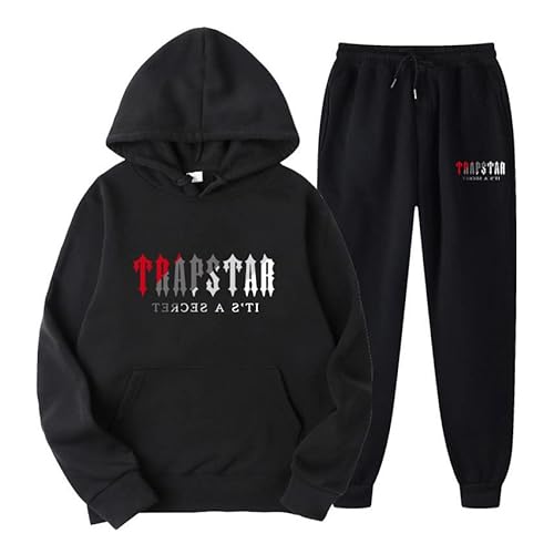 Generisch Trainingsjacke Streatwear Trainingsanzüge Für Herren Denim Tears Sport Set Jogginganzug Streatwear Trainingsanzüge Für Damen Y2K Clothes (B16,L)