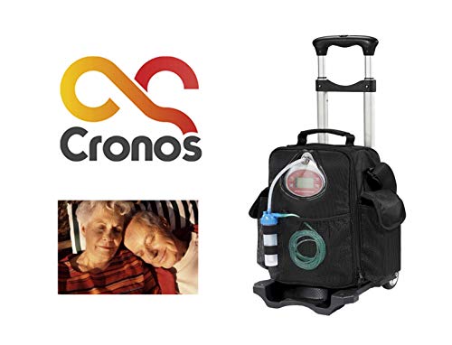 CRONOS Sauerstoffkonzentrator Lovego PRO - 0.5 L bis 6 L/Min - Sauerstoffkonzentration 90% - 96% - Deutscher Hersteller - Medizinisches Zertifikat - 220-240V, DC 12-17V, BILD.de Testsieger 2025