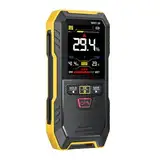 URPIZY WMT-10 Induktives Holzfeuchtemessgerät Hygrometer Berührungsloser Feuchtigkeitstester Für Bauindustrie Und Holzverarbeitung Mit Farbdisplay Und Alarmfunktion