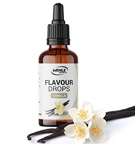 Flavour Drops zuckerfrei 50ml - Flavdrops Geschmackstropfen ohne Kalorien - Flavor Drops als Tropfen für Quark, Porridge, uvm - Aromatropfen zum Süßen ohne Zucker von Wehle Sports