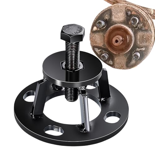 Brake Drum Puller, Carbon Steel Tool, 5,12 x 2,36 Zoll, Bearing Hub Removal Device, Vielseitiges Auto-Reparaturgerät für Dreirad, Motorrad und Fahrzeugwartung, Schwarz