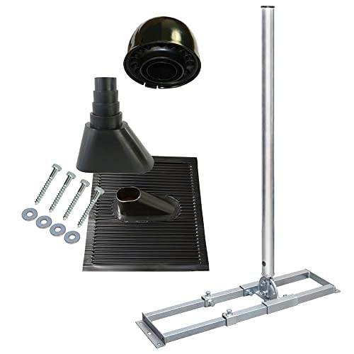 PremiumX Profi X100-48K SAT Dach-Sparren-Halter mit Kabeldurchführung für Satelliten-Antenne Satellitenschüssel | Komplett Set für die Dachinstallation