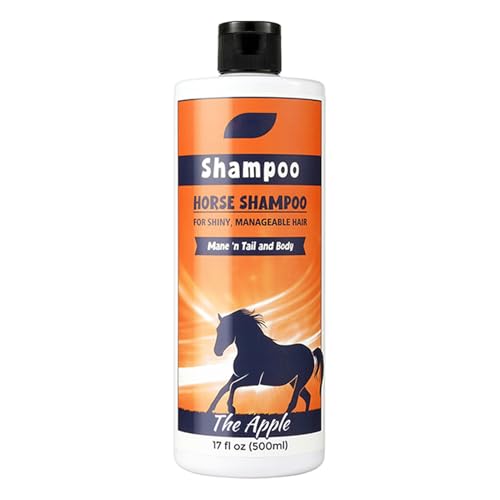 Horse Shampoo Conditioner - Deep -Pflegeversorgung, Schwanzwäsche Detangler | Tiefe feuchtigkeitsspendende Haarwaschpferde, Mähnepflege -Formel -Mantelgesundheit, 500 ml Duschgel für Badeanlage