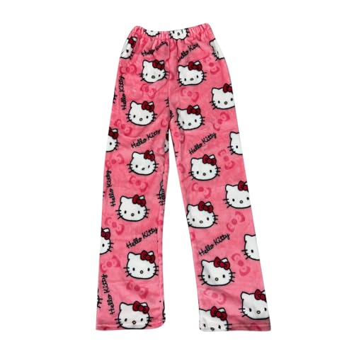 Pyjama Hose,Schlafanzughose Herren Lang Cute Pyjama Party Autumn Bequeme Hose Damen Herbst Pyjama Pyjama Hosen Damen Schlafanzug Damen Lang Schlafanzughose Herren Lang Herbst Rot M