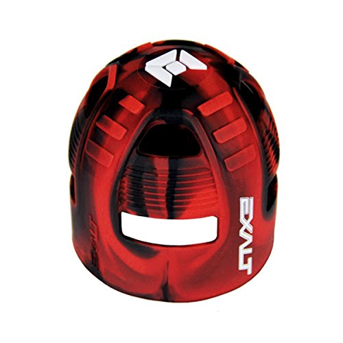Exalt Paintball Zubehör Tank Grip, Schwarz / Rot, 63841