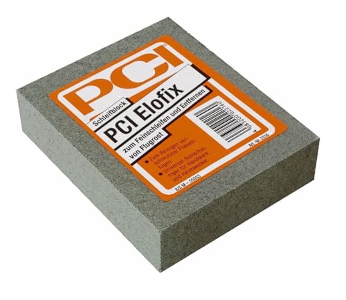 PCI Elofix 20 x 65 x 80 mm. Schleifblock zum Feinschleifen Flugrostentferner Metallkratzer auf Fliesen effektiv entfernen