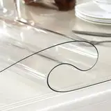 Tischschutz aus PVC, 1 mm dick, Mehrzweck-Tischmatte, leicht zu reinigen, für Esszimmer und Schreibtisch