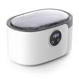 Ultraschallreinigungsgerät Ultraschallreiniger 600ml Ultraschallbad Ultrasonic Cleaner Mit 5 Zeitfunktionen für Brille Schmuck Uhren