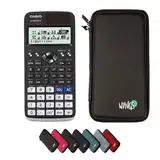 Casio fx-991DE X Classwiz wissenschaftlicher Taschenrechner inklusive Schutztasche von WYNGS in Schwarz - Basic Set