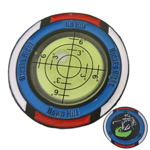 SVCEQZE Golf Green Reading Marker,Green Reader Ballmarker,Golf-Putting-Green-Reader - -Chip-Ballmarker, Golf-Putting- und Green-Lesehilfe, hochpräzises Golf-Level-Reader-Tool