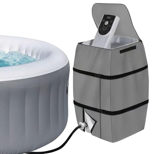 Abdeckung für Whirlpool-Pumpen – Abdeckung für Spa-Heizungspumpen – wasserdicht, staubdicht, isoliert, passend für Außenwanne/Pool