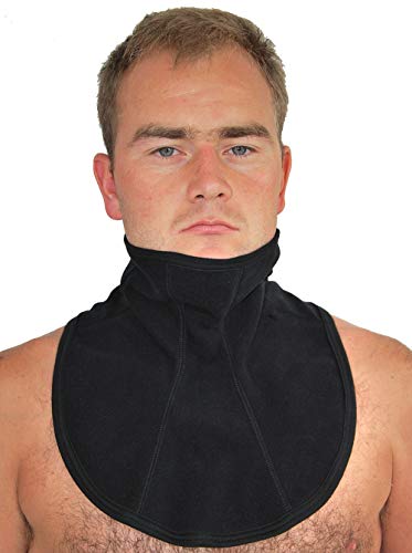 Marko II NW-1 Motorrad Halswärmer mit Fleece Windundurchlässig Breathable Schwarz Nackenwärmer