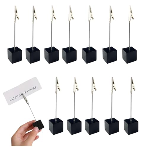 ZHYUAN 22 Stück Fotohalter mit Klammern,Fotohalter mit Klammern,Büro Memo Clip,Nachrichten Clip Halter,Fotohalter Clip Einzeln,Sitzkartenhalter,für Büro,Hochzeits,Hausdekoration,Tischdeko,Party
