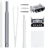 Tolesum 2 Pack HDMI Port Buchse für PS5 Ersatz HDMI Port 、Schnittstelle Anschlussbuchse、Vedio Schnittstelle Repair Kit