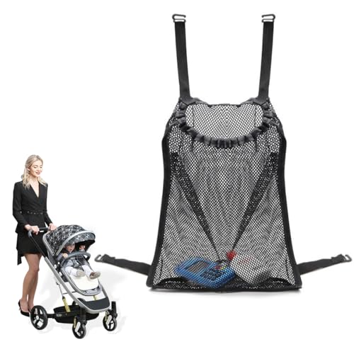 EORPAVU Einkaufstaschen für Kinderwagen 1 Stück Kinderwagen-Einkaufsnetz, Kinderwagen-Netz, Einkaufstasche, Kinderwagen-Rücken-Netztasche
