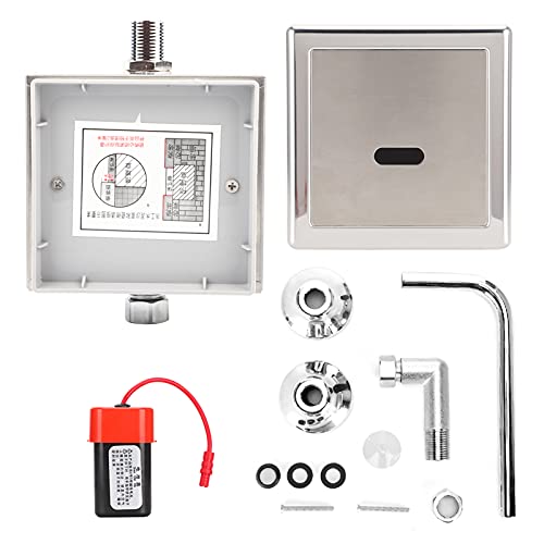 Enforos Toilettenspüler mit intelligentem Sensor, Infrarot-Urinalspüler, automatischer Sensor-Toilettenspüler, berührungsloses Toilettenspülungssensor-Kit, Toilettenzubehör