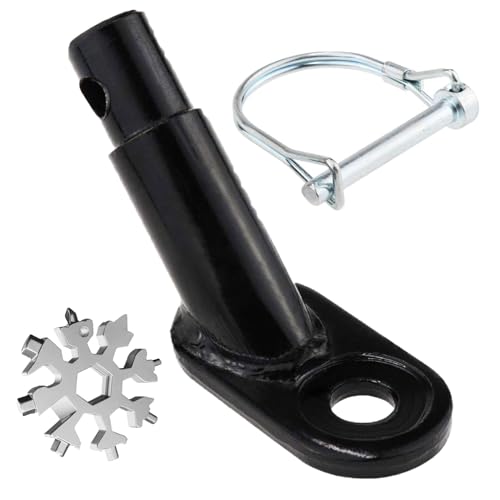 Fahrradanhänger Kupplung, Fahrrad Anhängerkupplung, Anhänger Adapter Hundeanhänger, Kinderanhänger Fahrradkupplungen, Hohe Fahrstabilität, mit 1 Schneeflocke Multi-Tool