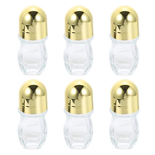 SOLUSTRE 12 Stk Rollflasche Für Ätherische Öle Multifunktions-rollerflaschen Parfüm-subflaschen Parfümverpackungsflaschen Rollflaschen Für Ätherische Öle Ätherisches Öl Plastik Reisen Glas