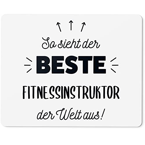 JUNIWORDS Mauspad Mousepad, So Sieht der Beste Fitnessinstruktor der Welt aus! (5852026)
