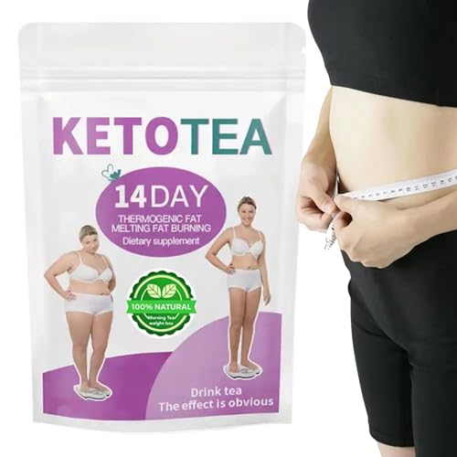 FmtwPhn 14 Tage Detox Tee Zum Abnehmen Entschlackungstee Zum Abnehmen Tee Für Abnehmen Schnell Fettverbrenner Natural Sanfte Entgiftung Wohlbefinden Bei Blähungen, Figurformung Für Stoffwechsel Boost