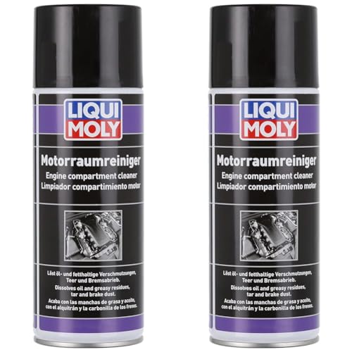 LIQUI MOLY Motorraumreiniger | 400 ml | Autopflege | Art.-Nr.: 3326, 1 Packung (Packung mit 2)