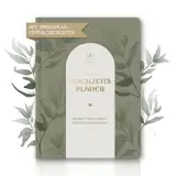 BIROYAL Hochzeitsplaner Deutsch für den großen Tag, 160 Seiten Wedding Planner mit Terminplan, Checklisten, Zeitplan und Tipps, Hochzeit Buch mit Kalender, Tolles Geschenk zur Verlobung - DIN A4