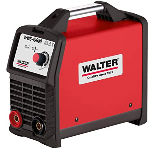 WALTER Inverter-Schweißgerät, Elektroden-Schweißgerät, Schweißstrom 20-80 A, Thermoschutz, Tragegriff, Elektroden MMA 1,6-2,5 mm