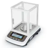 GOYOJO Feinwaage 0.001g, Hochpräzise Laborelektronische Analysewaage mit Einem Windschutz Ausgestattet Ideal für Industrie, Küche, Lebensmittel, Schmuck und Goldwägung und Zählung, 500gx0,001g