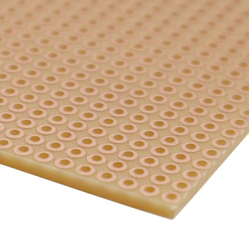 WITTKOWARE Elektronik Experimentier-/Punktrasterplatine, mit Kupferauflage 35µm, Rastermaß 2,54mm, Maße 100x200x1,5mm