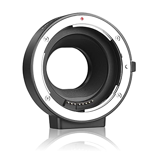 Meike MK-C-AF4 Objektivadapter EF-EOS M Autofokus Objektivkonverter für Canon EF/EF-S Objektiv auf Canon EOS-M spiegellose Kameras M1, M2, M3, M6II, M50, M100, M200
