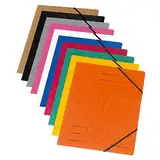 Herlitz Eckspanner, Mehrfarbig, für A4 geeignet, 10 Stück