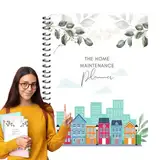 Monatliches Logbuch für Haushaltswartung - Clear Table Designs für Home Renovierungen | Für Haushaltsgeräte, Sanitärinspektion, Reparaturen zu Hause, Upgrade -Aufzeichnungen | Perfekt für Hausbesitzer