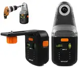 M9912 Staubabsaugung Absaughaube für Schlagbohrmaschine mit Laserebene, Elektrischer Bohrstaubsammler, Wand Saug Vakuum Bohrer Zum Staubfreien Bohren Auf Allen Oberflächen (Für Bohrer bis 13mm)